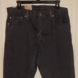 Levis 514 Jeans 34x30 straight fit leg dark charco